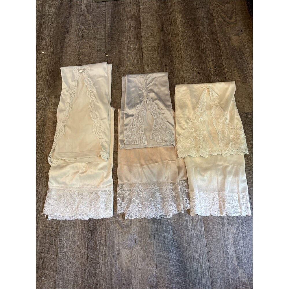 Lot Of 6 Vintage Nylon Half Slip Skirts Need Repair
